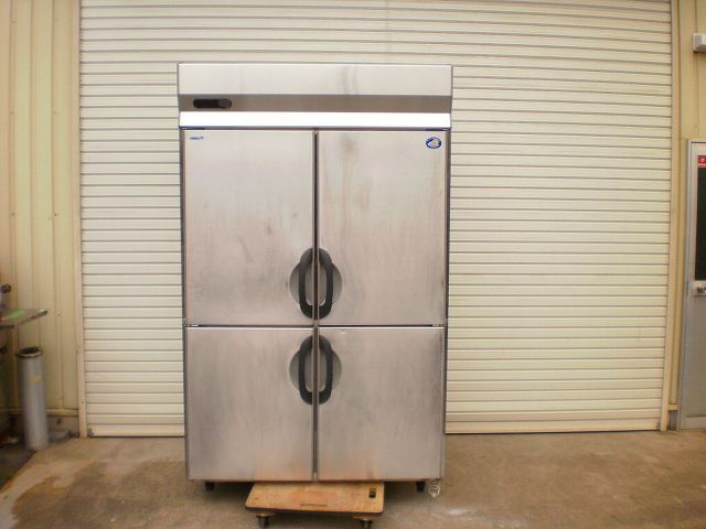□サンヨー 4ドア冷凍冷蔵庫 SRR-F1281CSA 1凍3蔵│厨房家